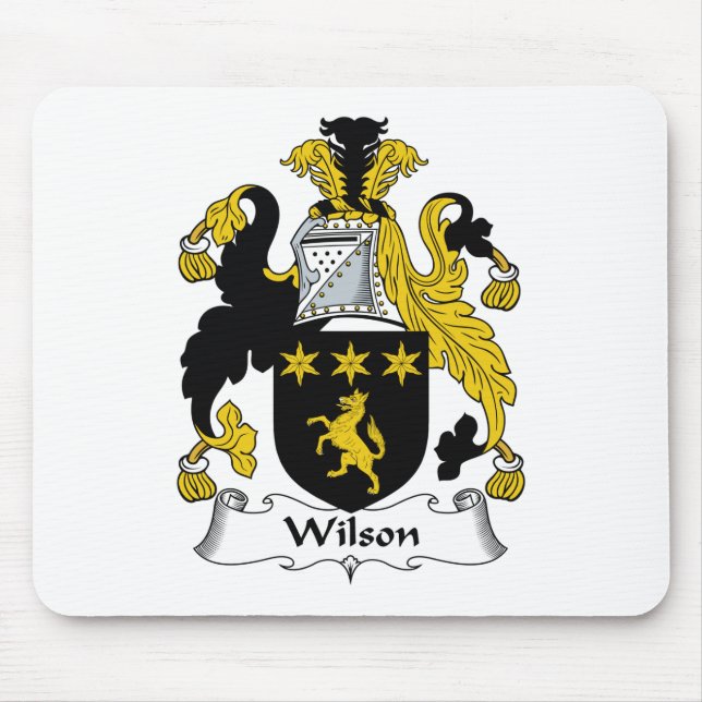 Wilson Family Crest Mouse Pad (Front)