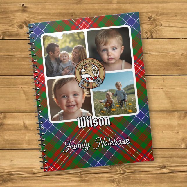 Wilson Family Photo Collage Notebook (Creator Uploaded)