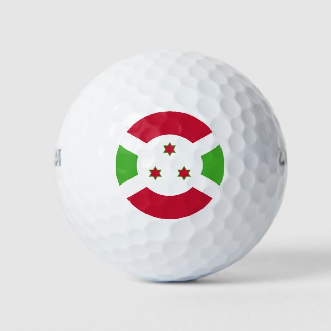 Wilson Golf Ball with flag of Burundi (Front)
