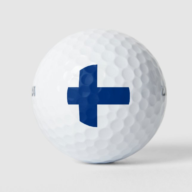 Wilson Golf Ball with flag of Finland (Front)