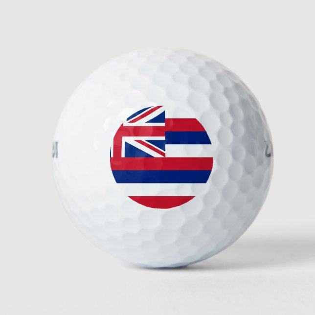 Wilson Golf Ball with flag of Hawaii, USA (Front)