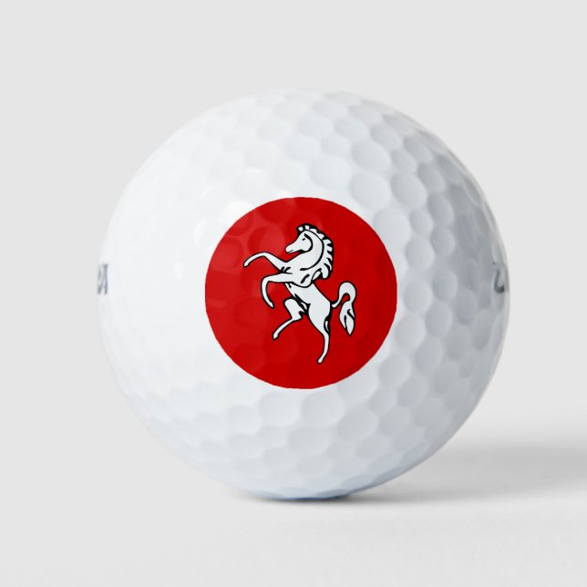 Wilson Golf Ball with flag of Kent, England (Front)