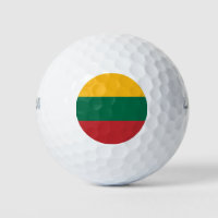 Wilson Golf Ball with flag of Lithuania