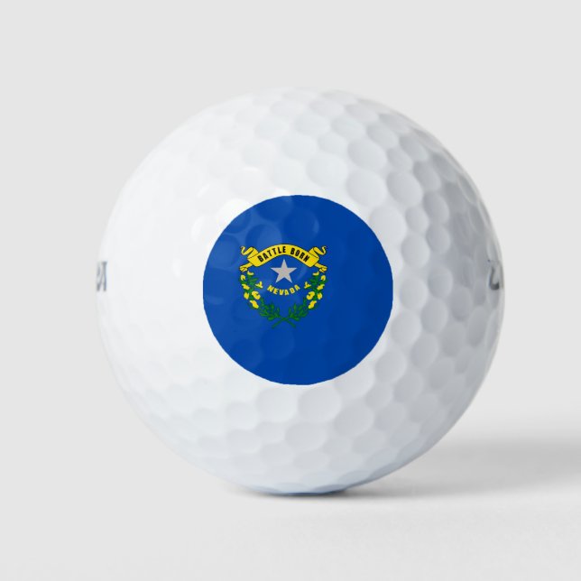 Wilson Golf Ball with flag of Nevada (Front)