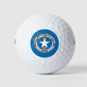 Wilson Golf Ball with flag of Northern Mariana