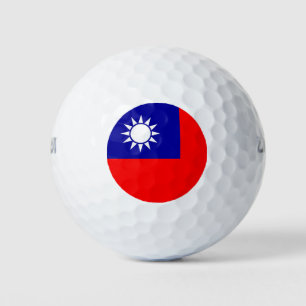 Wilson Golf Ball with flag of Taiwan