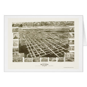 Wilson, NC Panoramic Map - 1908