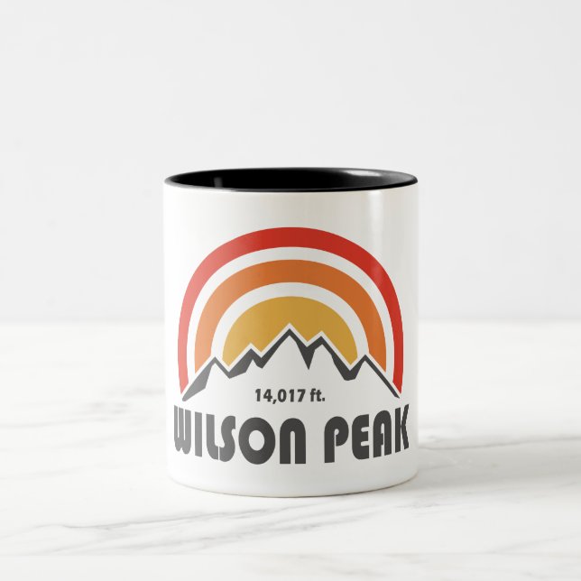 Wilson Peak Two-Tone Coffee Mug (Center)