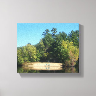 Wilson Pond Island Canvas Print