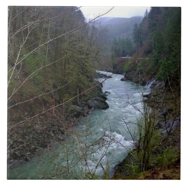 Wilson River, OR Tile (Front)