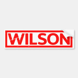 Wilson Stamp Bumper Sticker