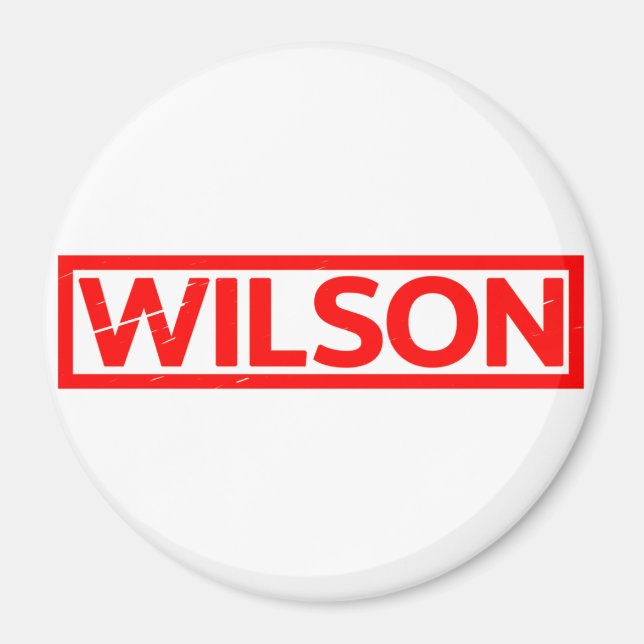 Wilson Stamp Magnet (Front)