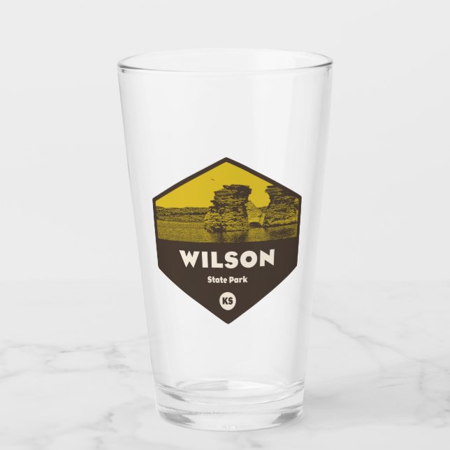 Wilson State Park Kansas Glass (Front)
