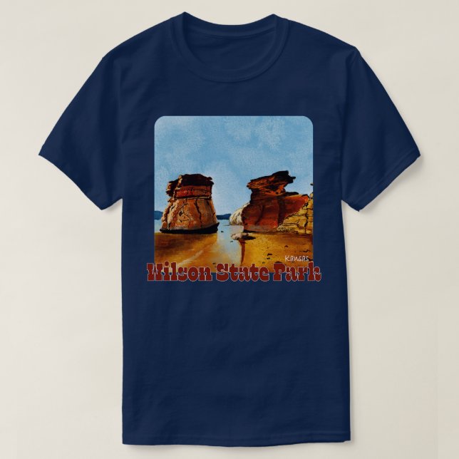 Wilson State Park Kansas T-Shirt (Design Front)