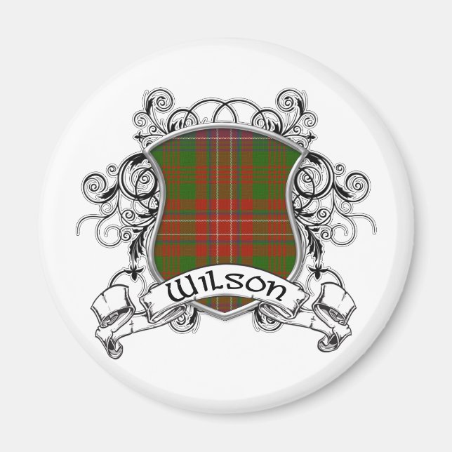 Wilson Tartan Shield Magnet (Front)
