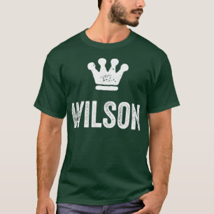 Wilson the King  Crown & Name Design for Men Calle T-Shirt