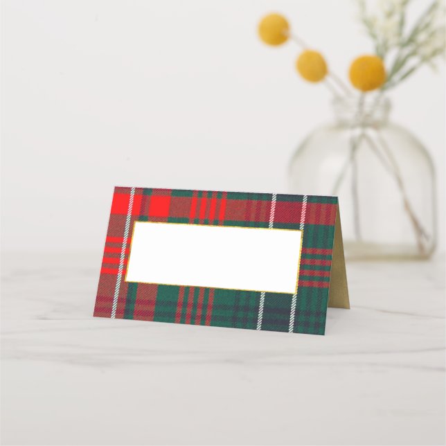 Wilson Wedding Folded Place Card (Front)