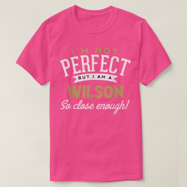 Wilson  Wilson Name  T-Shirt (Design Front)