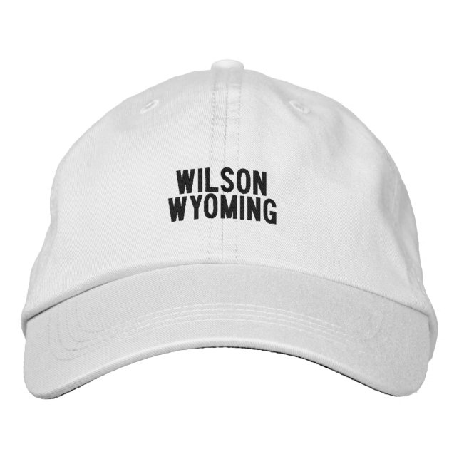 Wilson Wyoming Embroidered Hat (Front)