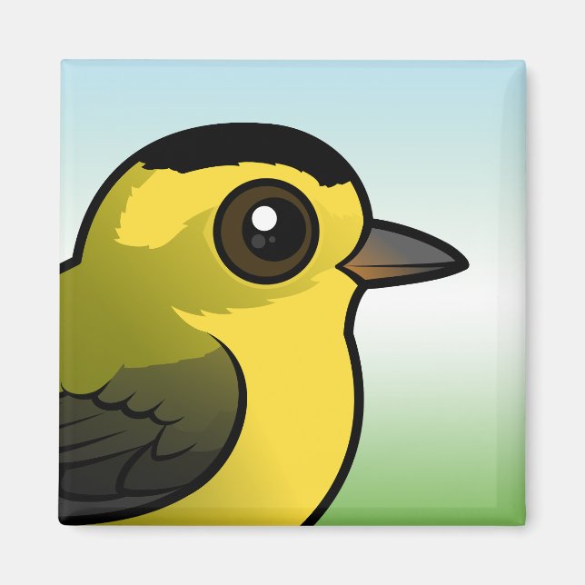 Wilson's Warbler Magnet (Front)