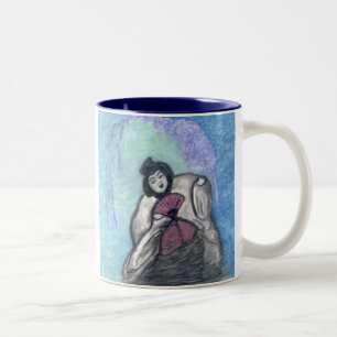 Wilting Geisha Two-Tone Coffee Mug
