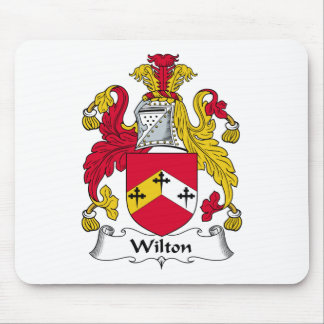Wilton Family Crest Mouse Pad