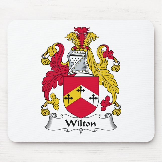 Wilton Family Crest Mouse Pad (Front)