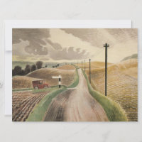 Wiltshire Landscape (by Eric Ravilious)