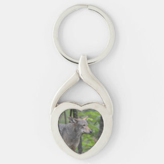 Wily Wolf Key Ring