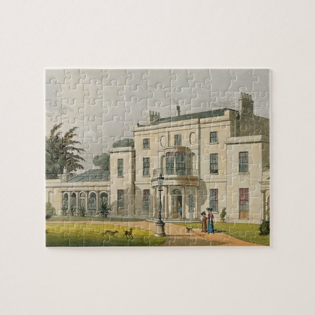 Wimbledon House, from Ackermann's 'Repository of A Jigsaw Puzzle (Horizontal)