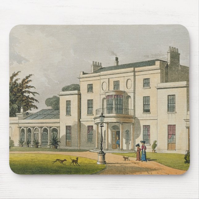 Wimbledon House, from Ackermann's 'Repository of A Mouse Pad (Front)