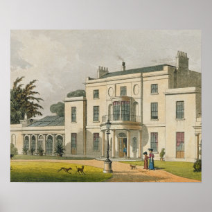 Wimbledon House, from Ackermann's 'Repository of A Poster