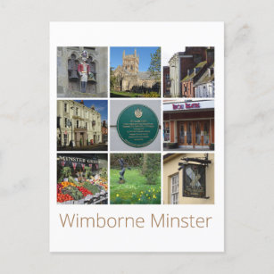 Wimborne Minster Postcard