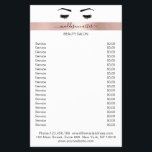 Wimpern Augenbrauen  Flyer<br><div class="desc">Personalisierbare Flyer mit Wimpern & Augenbraue Illustration. Perfekt für Wimpern  & Makeup Artisten,  Friseure und Kosmetiker. Editiere dein Produkt in Minuten in dem Du deine Daten hinzu fügst.
 Über "weiteres personalisieren" kannst Du die Schriftart/Farbe/Position verändern.</div>