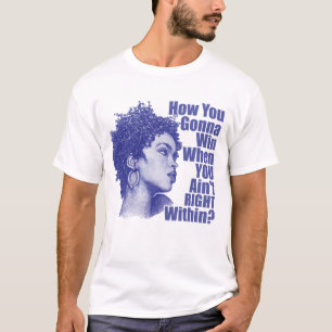 Win From Within – Empowered Woman Quote T-Shirt