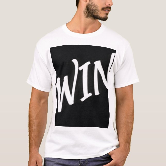 WIN Motivational Typography T-Shirt  (Front)