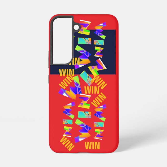 WIN! WIN! Logo Red  Samsung Galaxy S22 Case (Back)