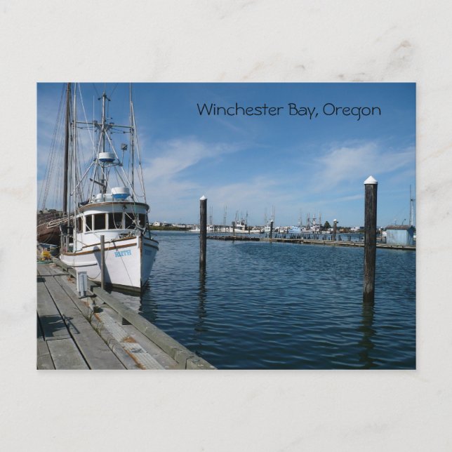 Winchester Bay, Oregon- postcards (Front)