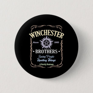 Winchester Brothers Saving People Hunting Things D 6 Cm Round Badge