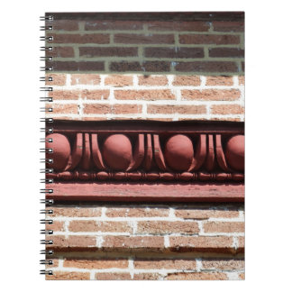 Winchester Egg and Dart Moulding Spiral Notebook