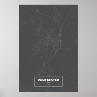 Winchester, England (white on black)