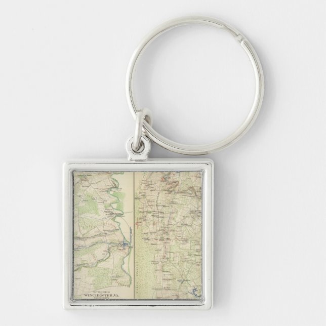 Winchester, Fisher's Hill, Cedar Creek Key Ring (Front)