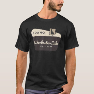 Winchester Lake State Park Idaho Welcome Sign Vaca T-Shirt