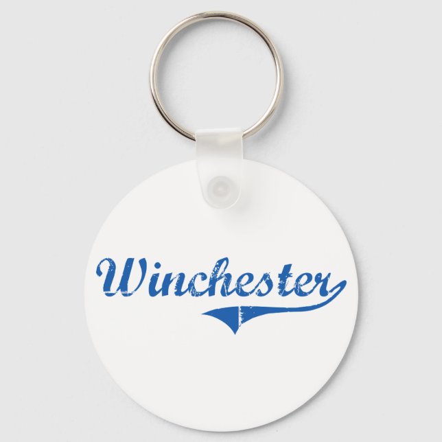 Winchester New Hampshire Classic Design Key Ring (Front)