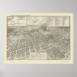 Winchester, VA Panoramic Map - 1926 Poster