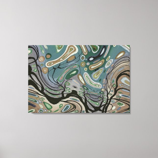Wind - Abstract Art Canvas Print (Front)