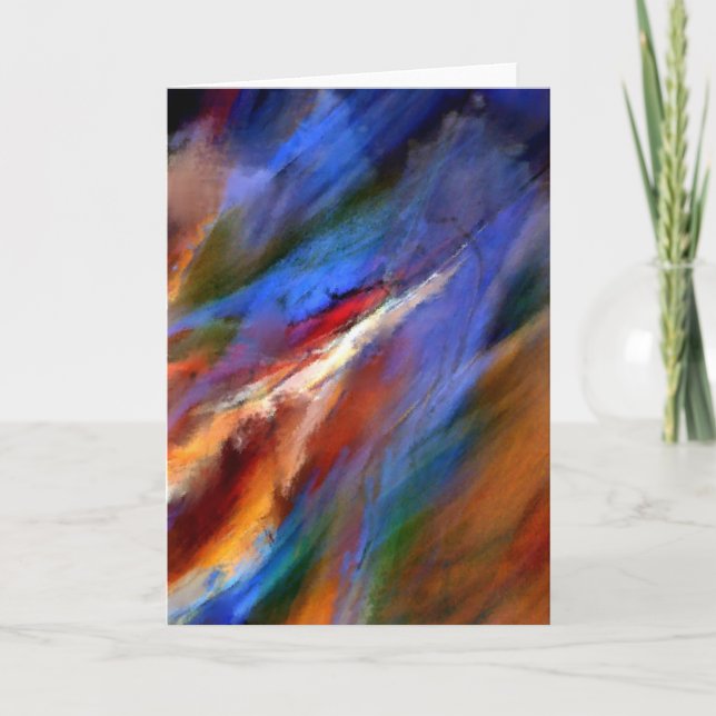 Wind - abstract greeting card (Front)