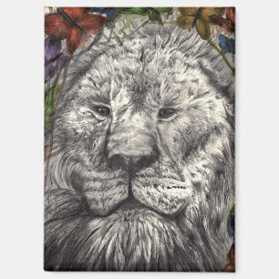 Wind Beneath My Wings Lion Butterflies Drawing Magnet