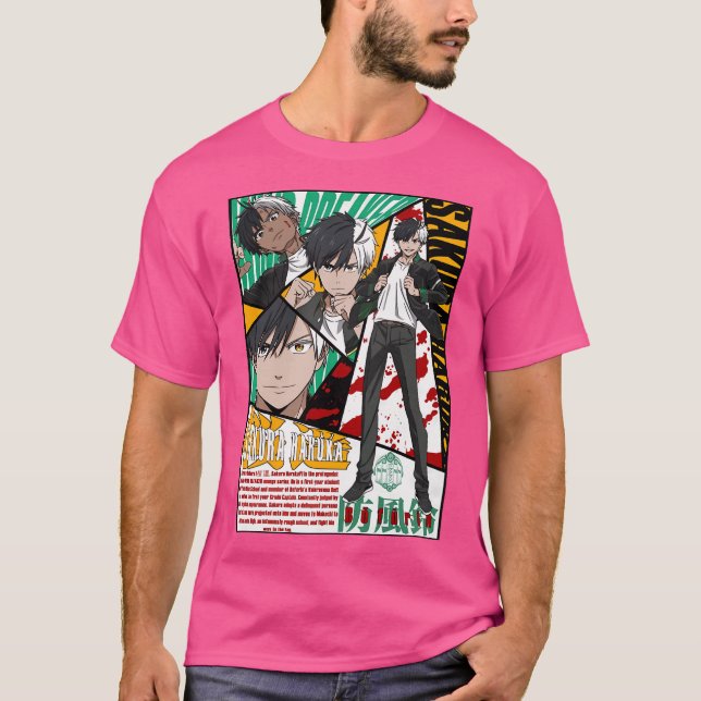 Wind Breaker - Haruka Sakura T-Shirt (Front)