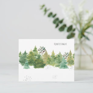 Wind card (10.8cm x 14.2cm) - Happy holidays